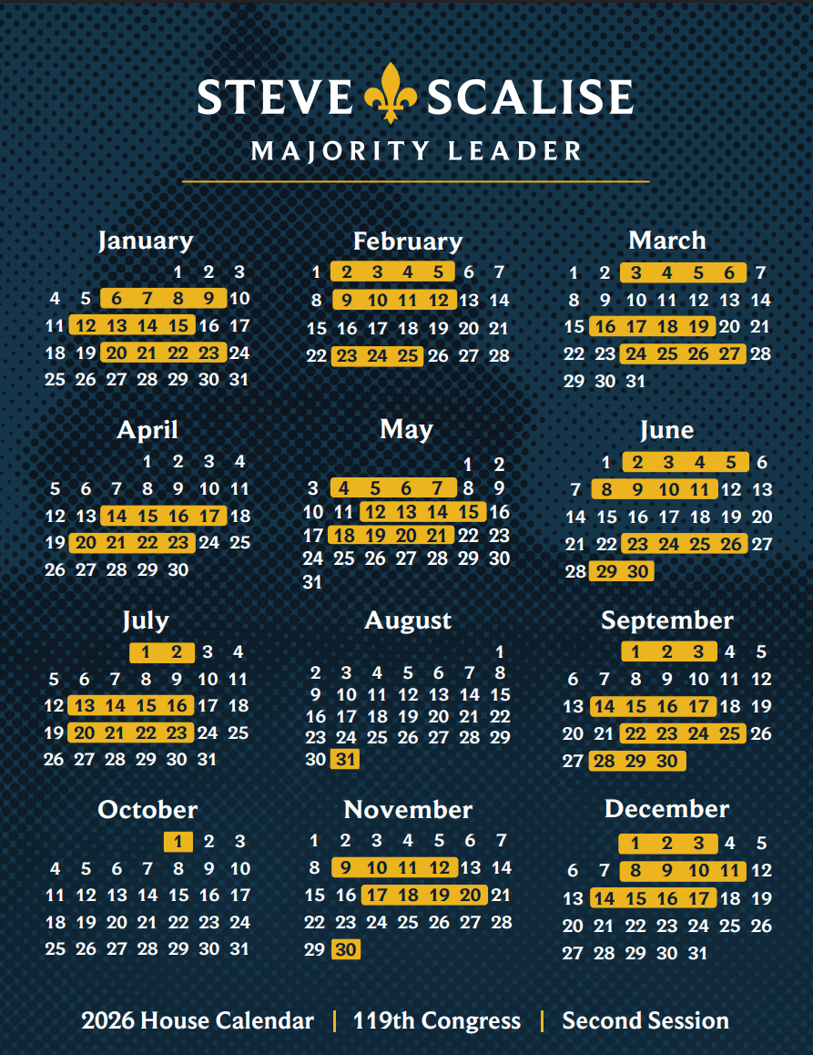2026 One Page Calendar