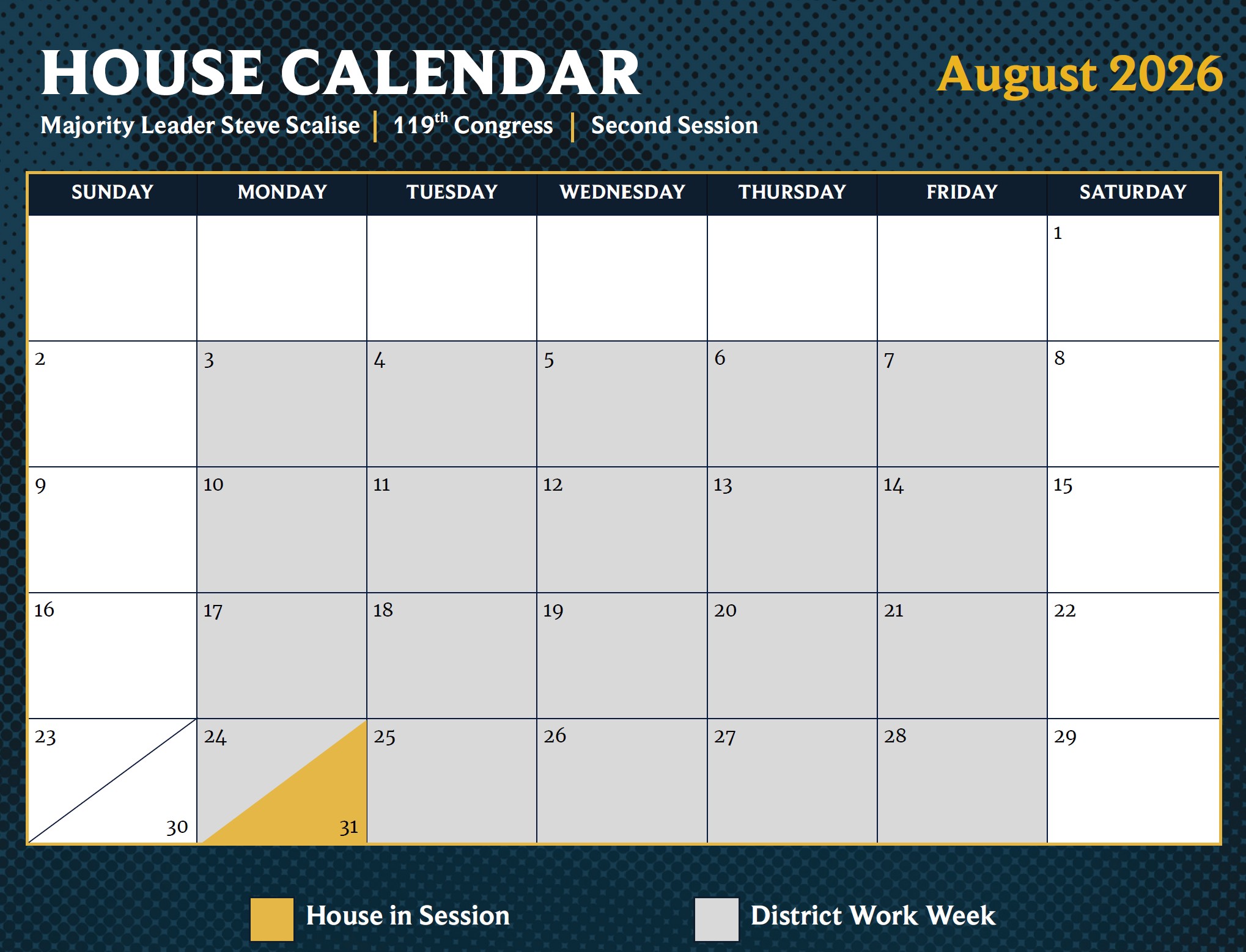 August 2026 Calendar