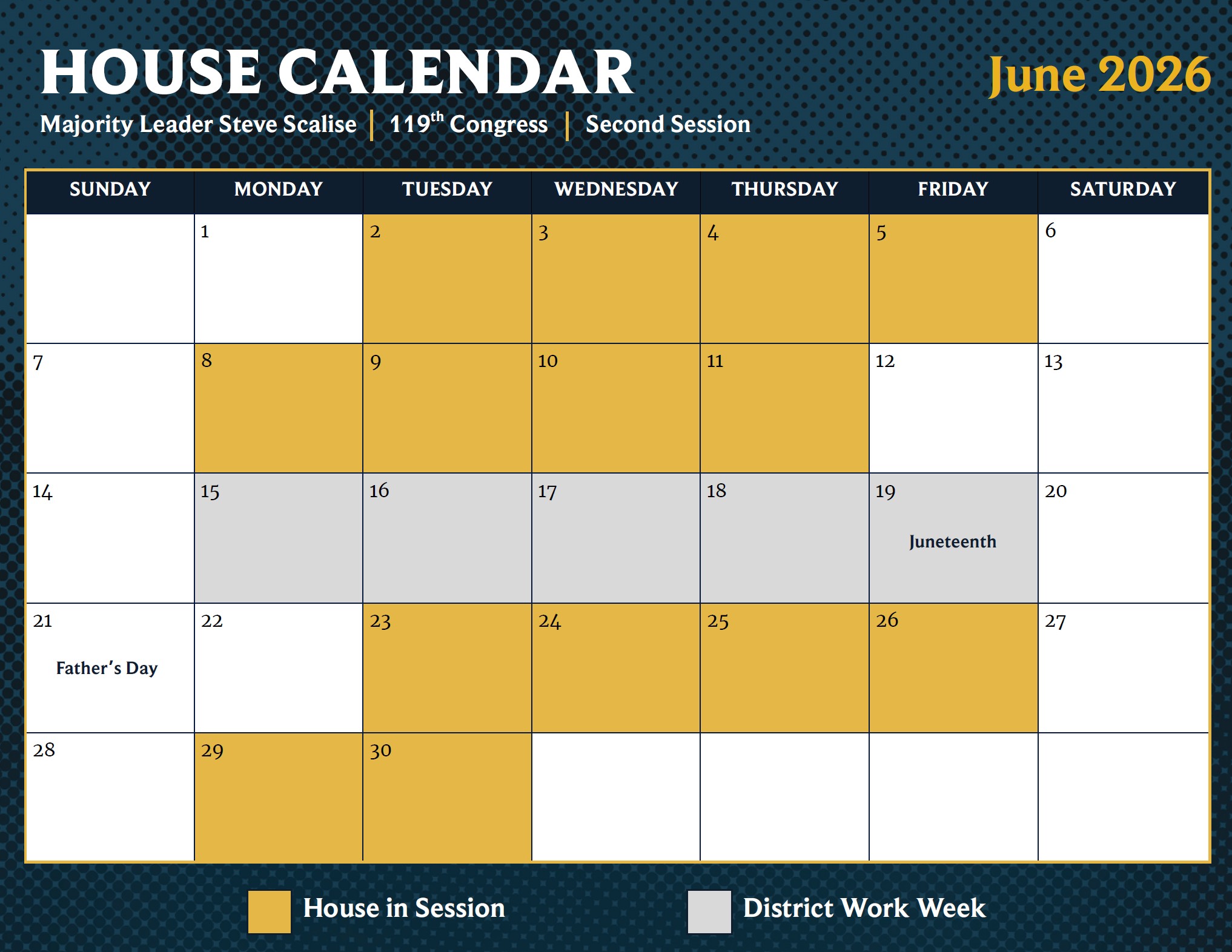 June 2026 Calendar
