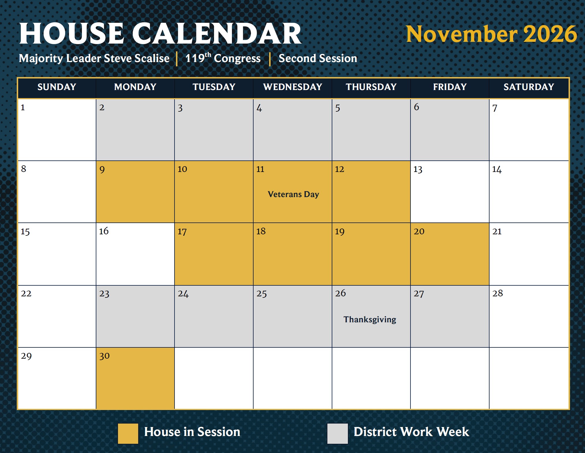 November 2026 Calendar